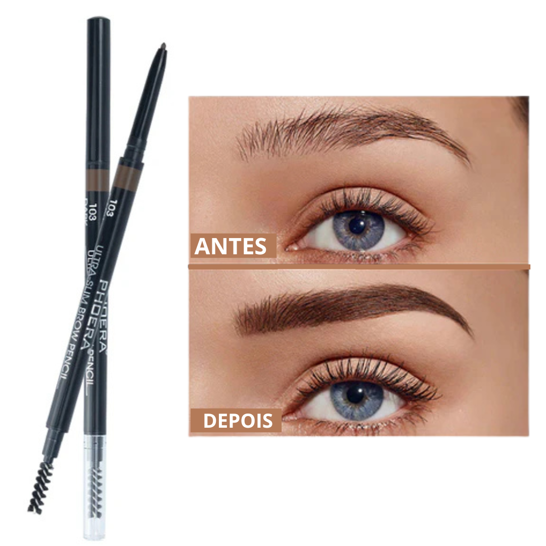 Lápis Sobrancelhas Ultrafino Precisão com Escova - Phoera