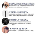Kit 2 Máscara Cílios Alongamento +volume Prova D'água Phoera
