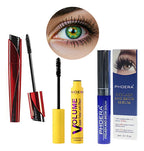 Kit 3un Phoera: Máscaras Volume + 9d + Sérum Para Cílios
