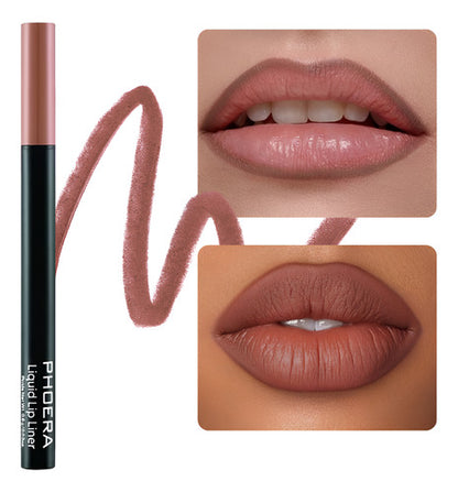 Delineador Labial Matte Contorno De Longa Duração Phoera