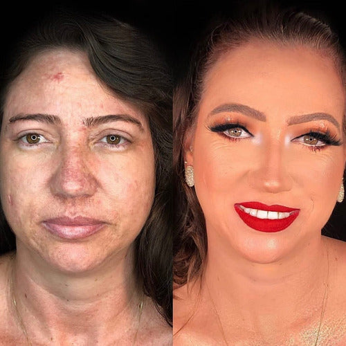 Kit Base 24h Prova D'agua Natural Look + Esponja de Brinde