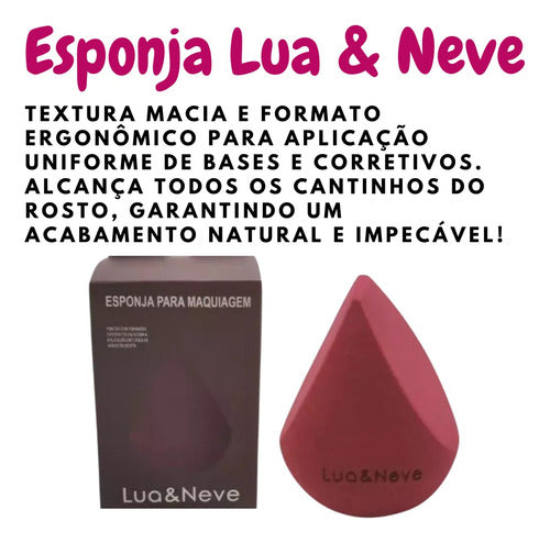 Kit 12 Esponjas Makeup/ Limpeza Facial + Presilha E Elástico