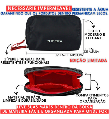 Kit 4und Compre Base Matte +pó 24h Prova D'água Leve 2brinde