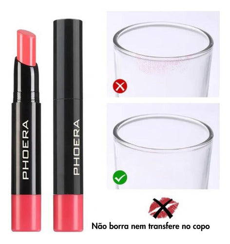 Batom Ultra Matte 24h A Prova De Água 24 Horas Phoera