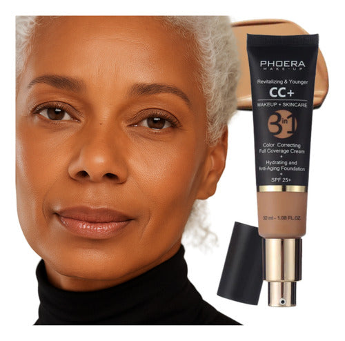 Base Líquida Matte Cc+ 32ml - Phoera