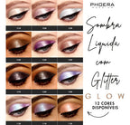 Kit 3 Sombra Líquida Glitter Glow A Prova De Água Pigmentado