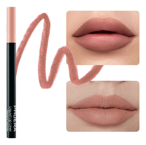 Delineador Labial Matte Contorno De Longa Duração Phoera