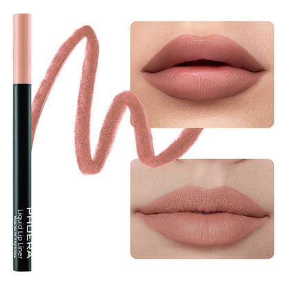 Delineador Labial Matte Contorno De Longa Duração Phoera