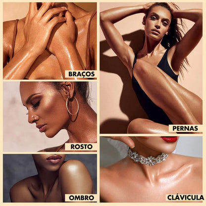 Iluminador Líquido Facial e Corporal Body Luminizer Phoera