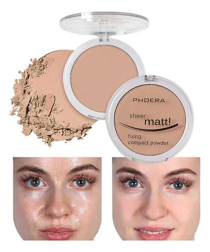Pó Compacto Sheer Matte 12g Phoera