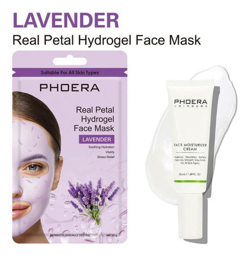 Kit Cuidados Com A Pele Creme + Máscara Hydrogel Pétala Real