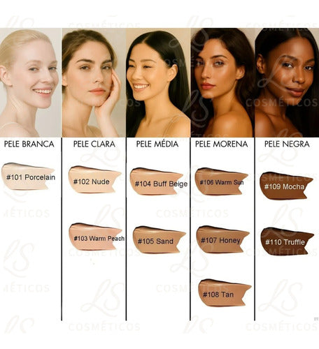 Base Líquida Soft Matte 30ml - Phoera