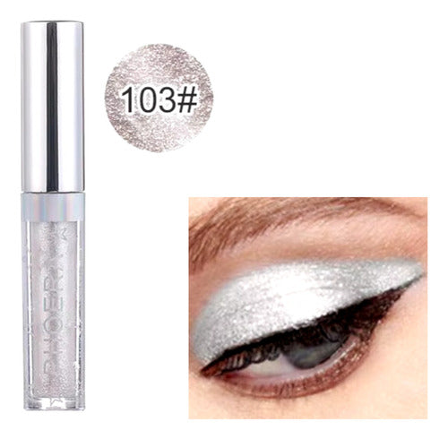 Kit 3 Sombra Líquida Glitter Glow A Prova De Água Pigmentado