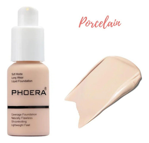 Kit Base Líquida Soft Matte Prova Dagua 24h+ Brinde Esponja Phoera