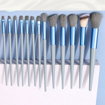 Kit 13 Pincéis Maquiagem Contorno Kabuki Sombra Profissional