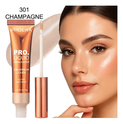 Iluminador Líquido Glow Shine Phoera