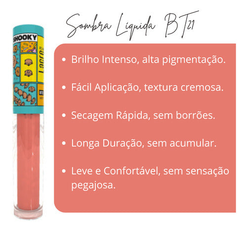 Kit 3 Sombra Líquida Bt21 - Formúla  Secreta
