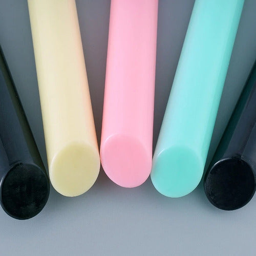 Kit 3 Pincéis Silicone Espatulas Skincare Máscara Creme