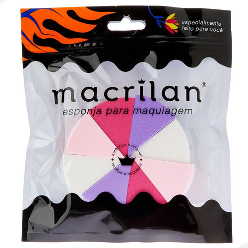 Kit Com 8 Esponjas De Maquiagem Ej1-26 - Macrilan