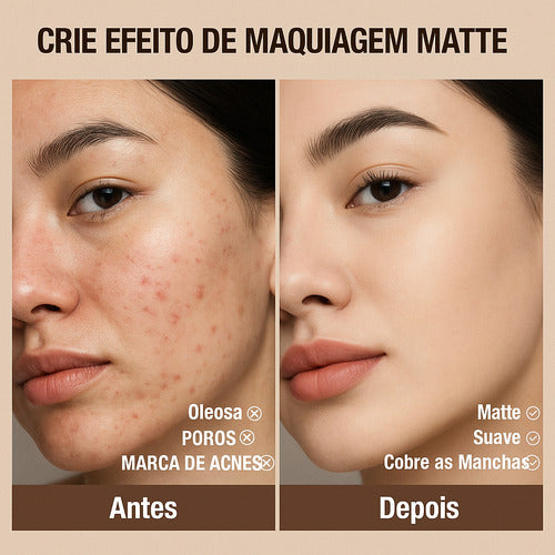 Base Líquida Matte Cc+ 32ml - Phoera