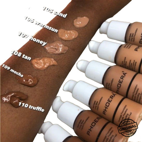 Kit Base Soft Matte + Pó Compacto - Phoera