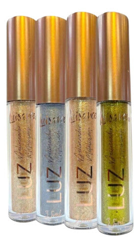 Delineador Líquido Metálico Com Glitter Coleção Luz - Brilho