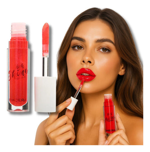 Hydra Gloss Labial High Shine Phoera Boca 85% +hidratada