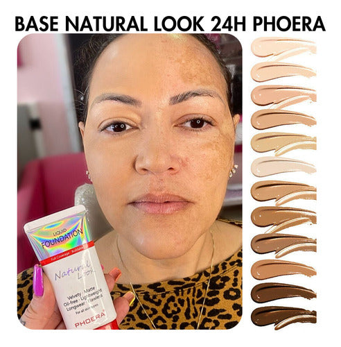 Base Líquida Natural Look 30ml - Phoera