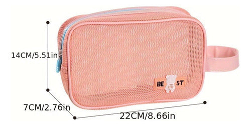Necessarie / Bolsa Maquiagem Transparente Ted 5 Cores