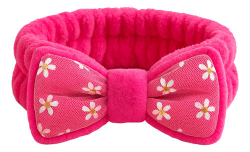 Faixa Tiara Nuvem Atoalhada Para Maquiagem E Skin Care