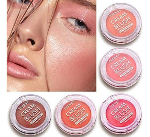 Blush Em Creme - Ultra Pigmentado - A Prova De Água - Phoera