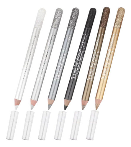 Lápis Glitter Mega Macio- Lua & Neve