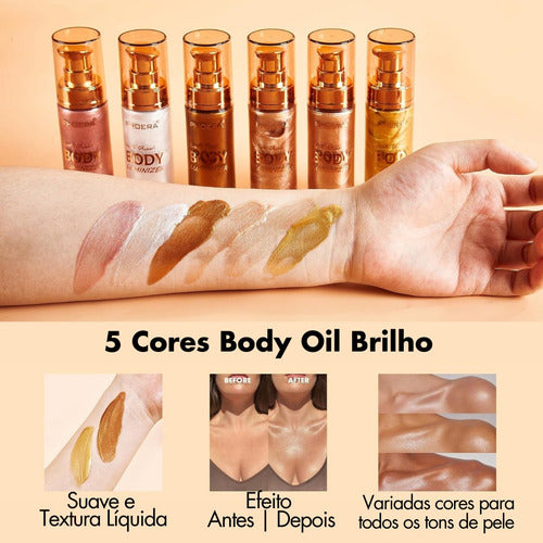 Iluminador Líquido Facial e Corporal Body Luminizer Phoera