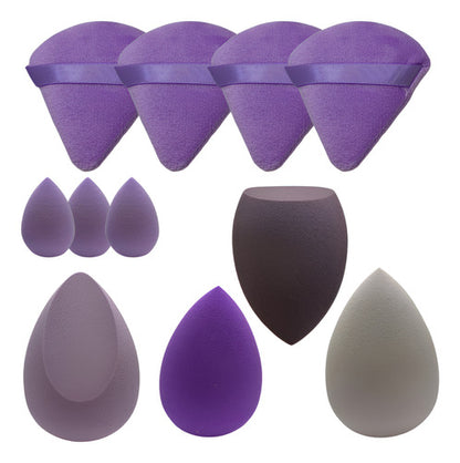Kit 11 Esponjas De Maquiagem Profissional Textura Premium