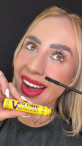 Kit 2 Máscara Cílios Alongamento +volume Prova D'água Phoera
