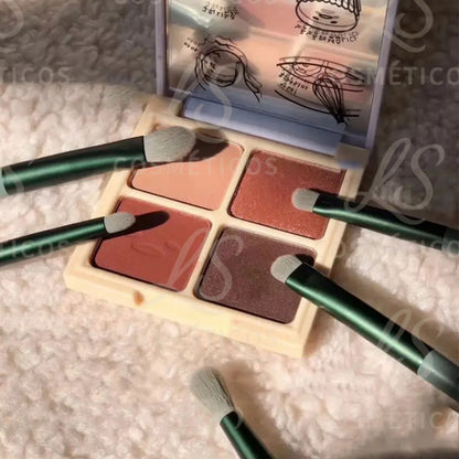 Kit 13 Pincéis Maquiagem Contorno Kabuki Sombra Profissional