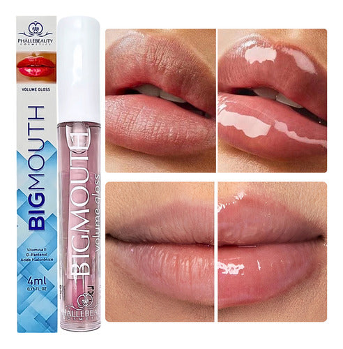 Volume Gloss Glitter Aumenta Efeito Boca Grande Big Mouth