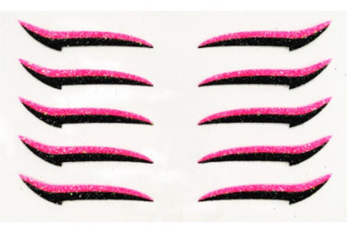 Cartela 5und Delineador Adesivo Autocolante Gatinho Prático