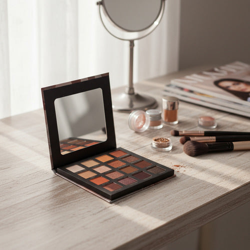 Paleta de Sombras 16 Cores Altamente Pigmentados Phoera