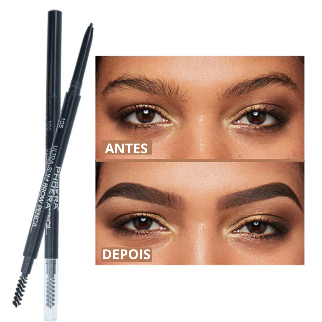 Lápis Sobrancelhas Ultrafino Precisão com Escova - Phoera