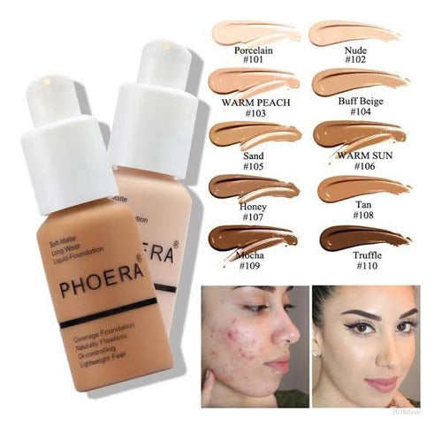 Kit 2und Soft Matte + Natural Look 24h Prova Dágua Phoera