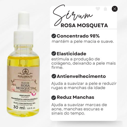 Kit 3und Sérum Facial Pele Hidratação Antirrugas Dia/noite