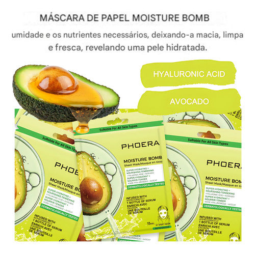 Máscara Bomba Facial Alta Concentração Hidratação Intensa