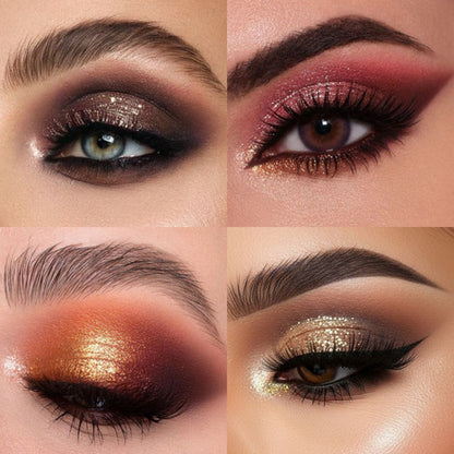 Paleta de Sombras 16 Cores Altamente Pigmentados Phoera