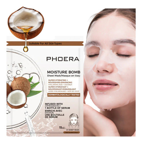 Máscara Bomba Facial Alta Concentração Hidratação Intensa