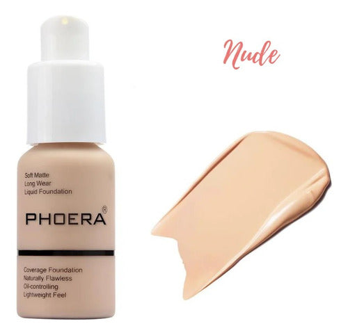 Kit Base Líquida Soft Matte Prova Dagua 24h+ Brinde Esponja Phoera