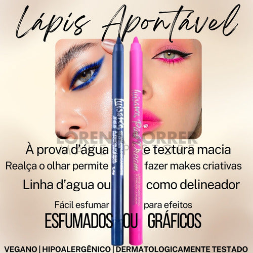 Kit 6und Completo Para Olhos E Lábios Produtos Essenciais