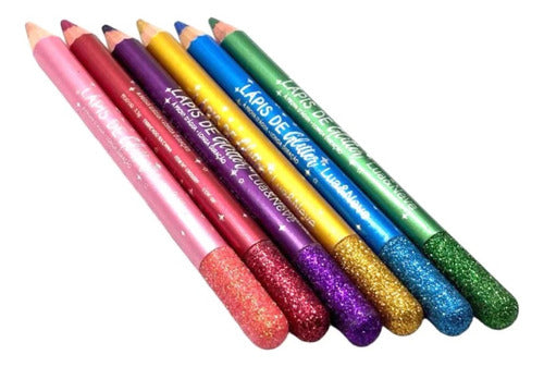 Lápis Glitter Mega Macio- Lua & Neve
