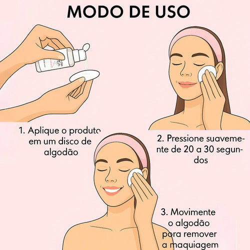 Demaquilante Bifásico Phoera Remove Maquiagem À Prova Dágua | Limpeza Profunda, Hidrata E Não Oleoso Retira A Maquiagem
