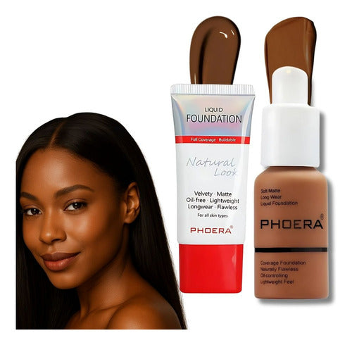 Kit 2und Soft Matte + Natural Look 24h Prova Dágua Phoera
